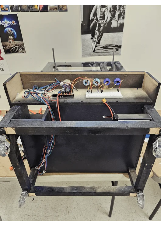Circuitry set-up using an Arduino atmega328p and CNC Shield