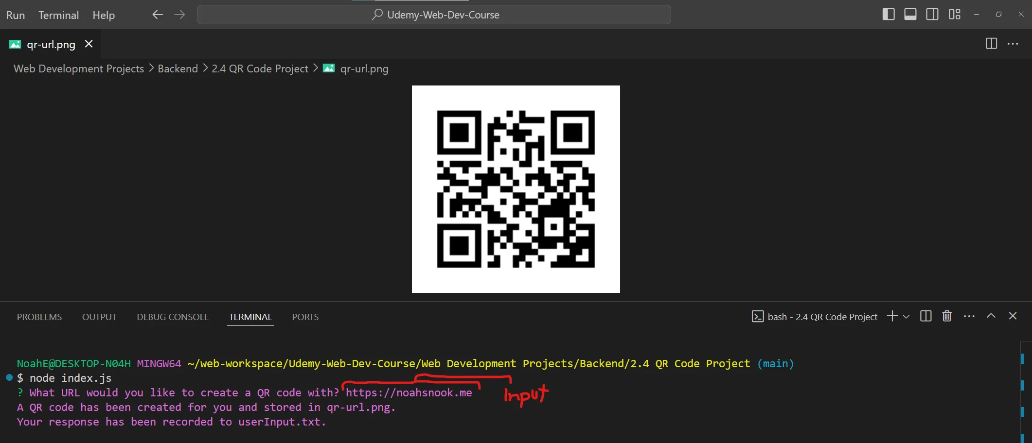 QR Project Image